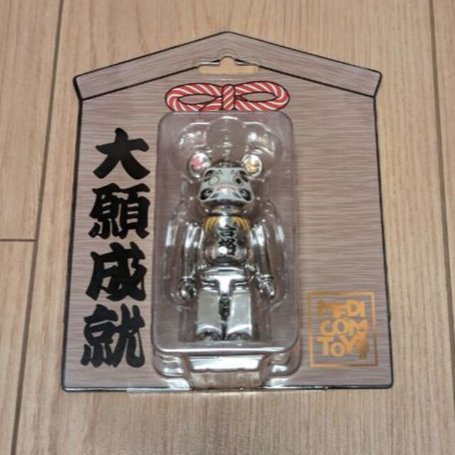 BE@RBRICK 達磨 合格 銀メッキ 100% × 3個セット BE@RBRICK 達磨 合格 銀メッキ 100% × 3個セット
