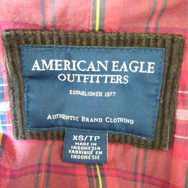American Eagle(アメリカンイーグル)のAMERICAN EAGLE アメリカンイーグル ジャケット メンズのジャケット/アウター(ノーカラージャケット)の商品写真
