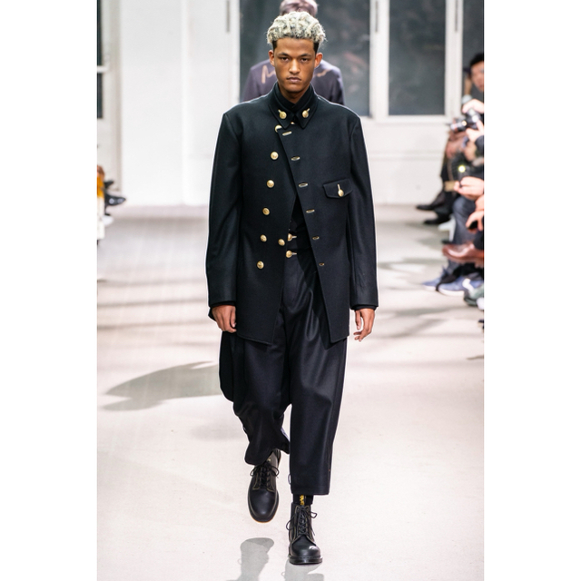 Yohji Yamamoto 19AW look30 金糸パンツ