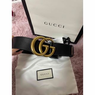 Gucci - GUCCI レザーベルト Gバックルの通販 by か's shop|グッチ