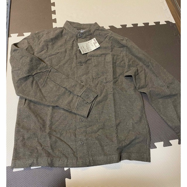 MUJI (無印良品)(ムジルシリョウヒン)の無印良品　スタンドカラーシャツ メンズのトップス(シャツ)の商品写真