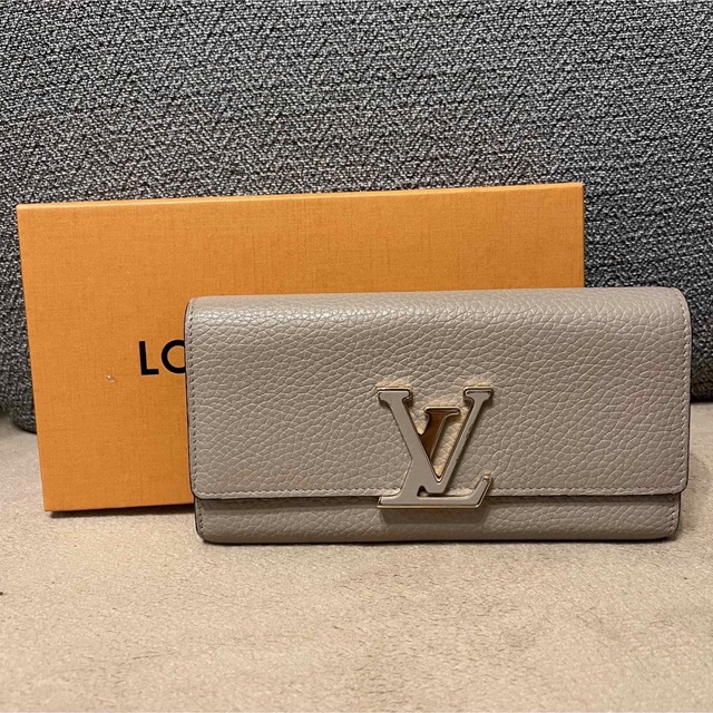 再入荷】 LOUIS VUITTON ヴィトン ポルトフォイユ カプシーヌ 長財布