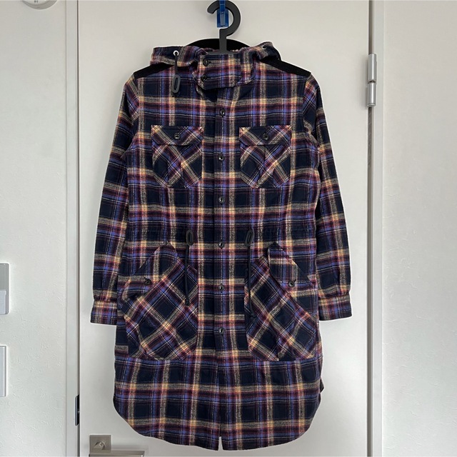 JUNYA WATANABE COMME des GARCONS(ジュンヤワタナベコムデギャルソン)のJunya Watanabe Check Print Mods Coat メンズのジャケット/アウター(モッズコート)の商品写真