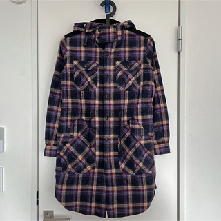 Junya Watanabe Check Print Mods Coat