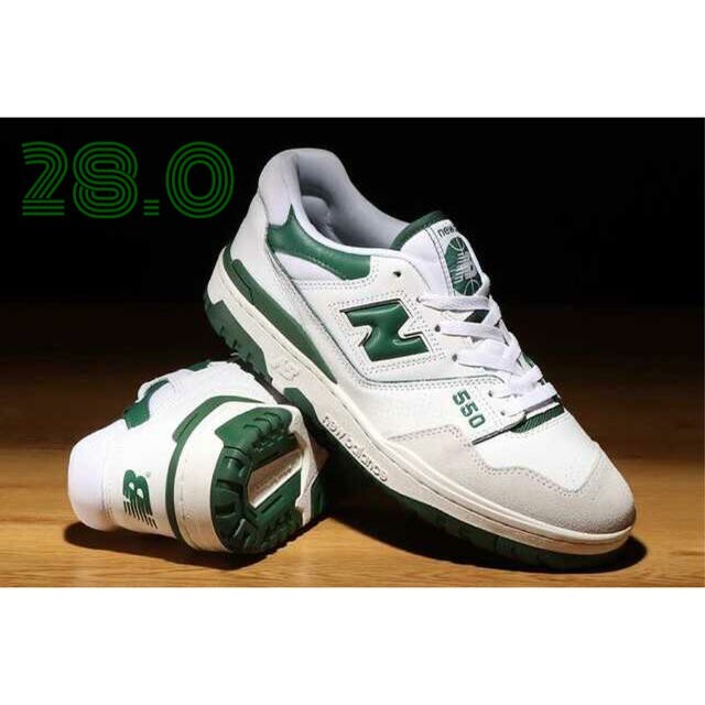 新品　New Balance 550 Green BB550WT1 26.5cm靴/シューズ