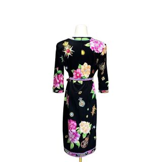 LEONARD - 【超美品】LEONARD 花柄 フラワー コットン ワンピース