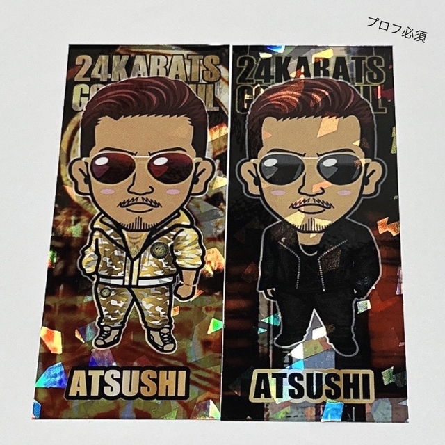 EXILE - EXILE ATSUSHI 24karats GS ステッカー 2種の通販 by EXILE - EXILE ATSUSHI 24karats GS ステッカー 2種の通販 by