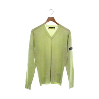 ストーンアイランド(STONE ISLAND)のSTONE ISLAND ストーンアイランド ニット・セーター M 黄緑 【古着】【中古】(ニット/セーター)