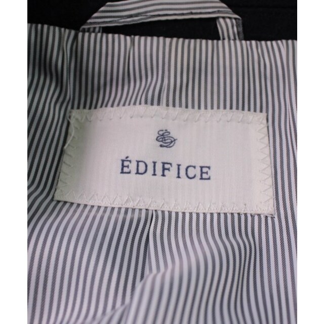 EDIFICE(エディフィス)のEDIFICE エディフィス チェスターコート 46(M位) 紺 【古着】【中古】 メンズのジャケット/アウター(チェスターコート)の商品写真