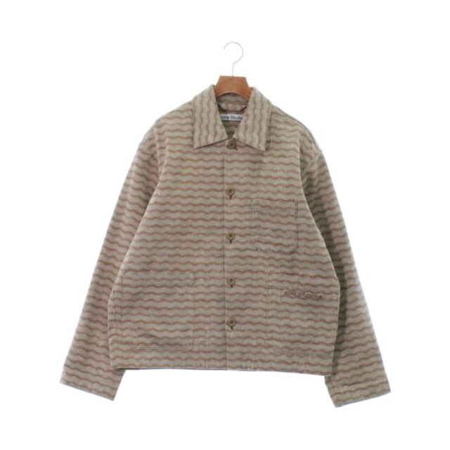 Acne Studios ブルゾン 44(S位) カーキx茶(総柄)