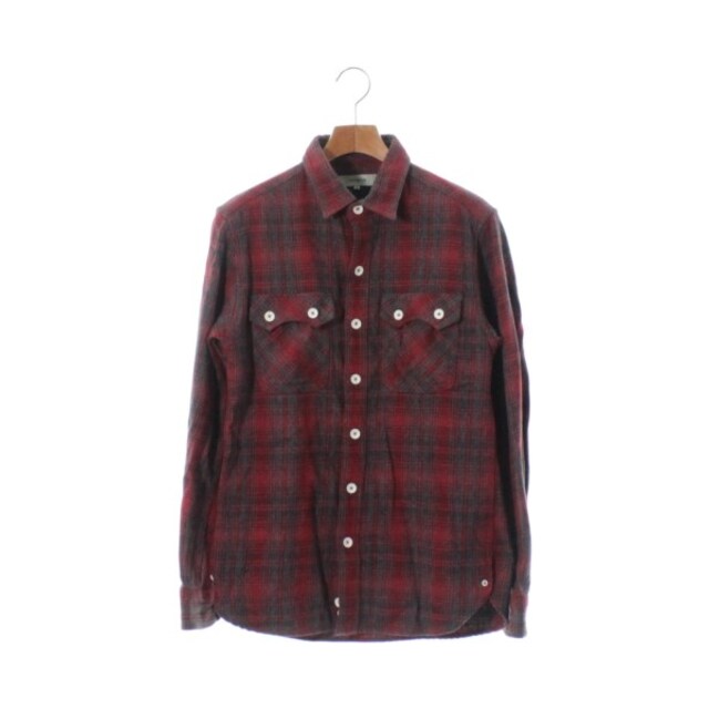 nonnative カジュアルシャツ 1(S位) 赤xグレー(チェック)