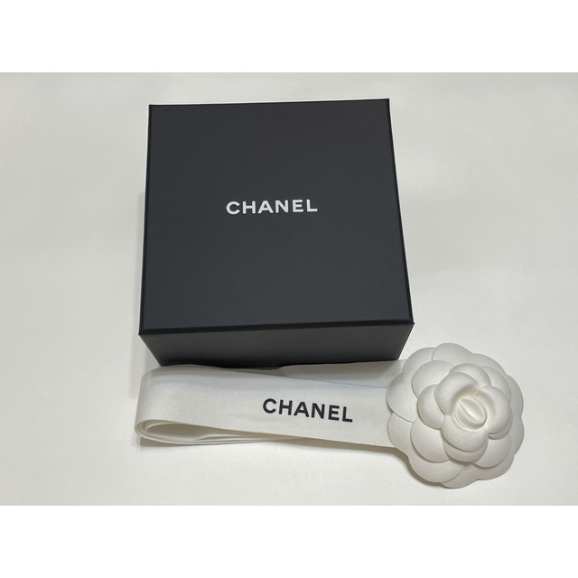 CHANEL シャネル　カメリア　ココマーク　チェック　ブローチ　ピンク　新品