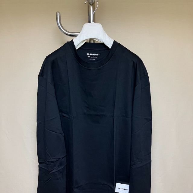 Jil Sander(ジルサンダー)の新品 XL JIL SANDER 22aw パックTシャツ 黒 長袖 3634 メンズのトップス(Tシャツ/カットソー(七分/長袖))の商品写真