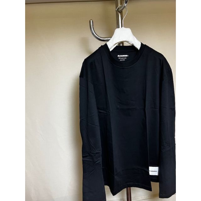 Jil Sander(ジルサンダー)の新品 XL JIL SANDER 22aw パックTシャツ 黒 長袖 3634 メンズのトップス(Tシャツ/カットソー(七分/長袖))の商品写真