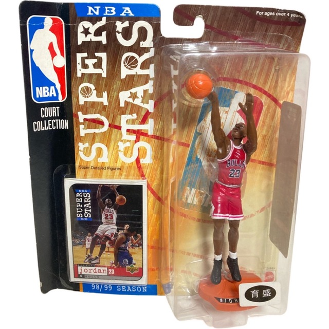 新品NBA SUPER STARS マイケル・ジョーダン フィギュア 98/99 スポーツ/アウトドアのスポーツ/アウトドア その他(バスケットボール)の商品写真