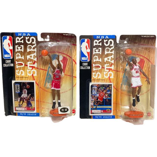 新品NBA SUPER STARS マイケル・ジョーダン フィギュア 98/99 スポーツ/アウトドアのスポーツ/アウトドア その他(バスケットボール)の商品写真