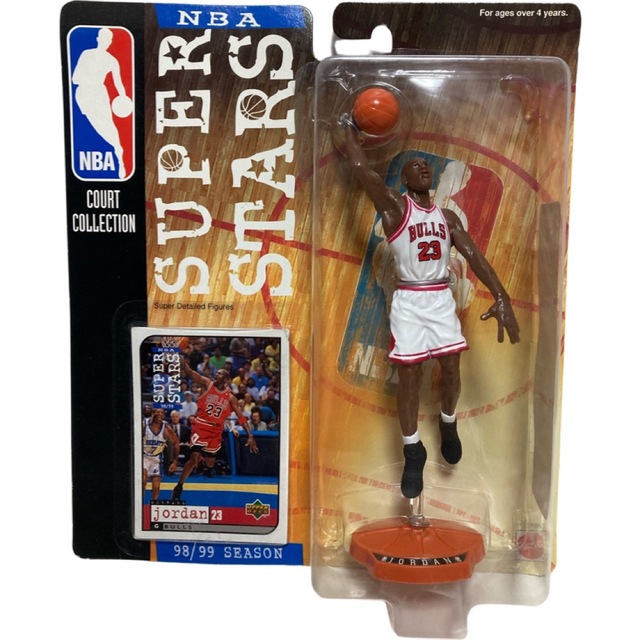 新品NBA SUPER STARS マイケル・ジョーダン フィギュア 98/99 スポーツ/アウトドアのスポーツ/アウトドア その他(バスケットボール)の商品写真