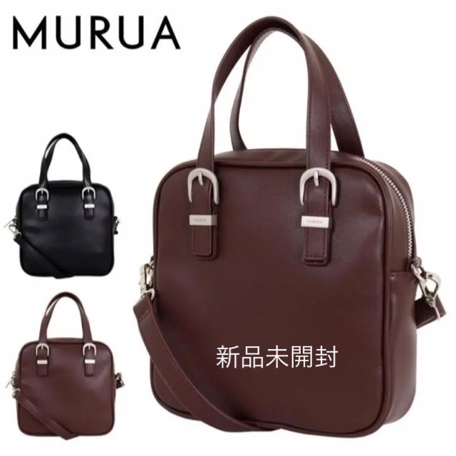 MURUA(ムルーア)のMURUA スクエアショルダーバッグ レディースのバッグ(ショルダーバッグ)の商品写真