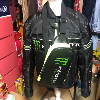 モンスターエナジー(Monster Energy)の専用❗️モンスタージャケットandショルダーBAGセット(ライダースジャケット)