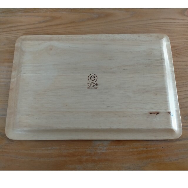 e type 木製ランチプレート　ハンドクラフト　HAND CRAFT インテリア/住まい/日用品のキッチン/食器(食器)の商品写真
