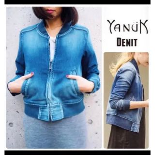 ヤヌーク(YANUK)の値下げ美品・雑誌掲載YANUK  DENIT デニムジャケット BOMBER (Gジャン/デニムジャケット)