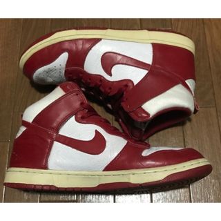 ナイキ(NIKE)のNike Dunk High White Varsity Red(スニーカー)