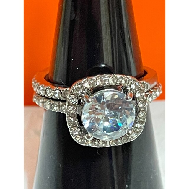 SONAダイヤモンド　シルバー　リング　 2点セット レディースのアクセサリー(リング(指輪))の商品写真