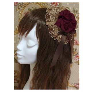 イノセントワールド(Innocent World)のMary magdalene ロゼットヘッドドレス　ロリィタ(カチューシャ)