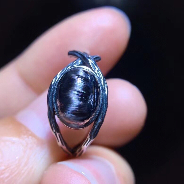 高級】プラチナタイチンルチルクォーツ リング s925 9.5*7.3mm- 高級】プラチナタイチンルチルクォーツ リング s925 9.5*7.3mm-