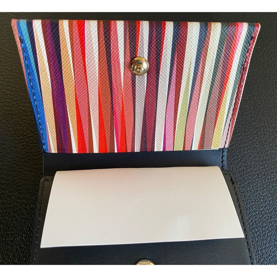 Paul Smith(ポールスミス)のSALE中　クロスオーバーストライプトリム　三つ折り財布 レディースのファッション小物(財布)の商品写真