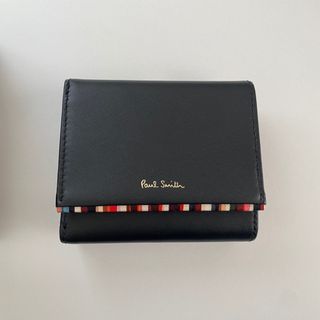 ポールスミス(Paul Smith)のSALE中　クロスオーバーストライプトリム　三つ折り財布(財布)