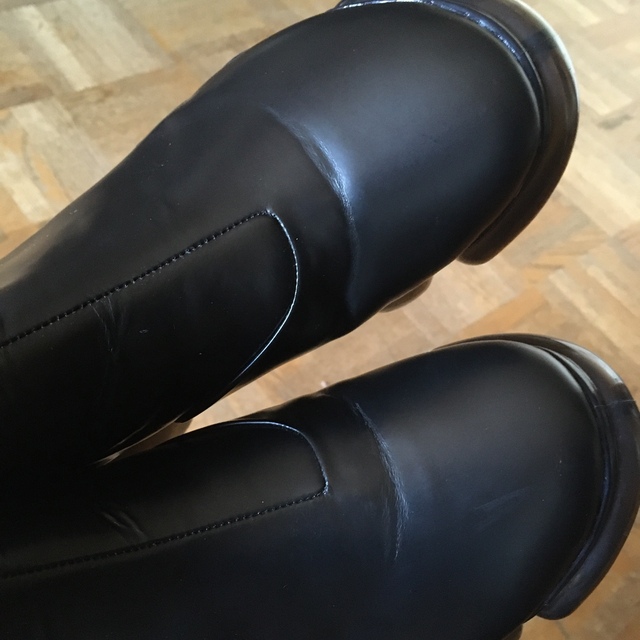 MIKIO SAKABE - mikiosakabe Leather Boots Shoes groundsの通販 by