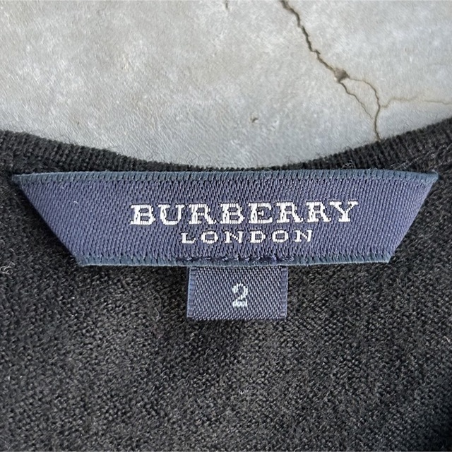 BURBERRY(バーバリー)のバーバリー ロンドン ボーダーニット サイズ2 BURBERRY LONDON レディースのトップス(ニット/セーター)の商品写真