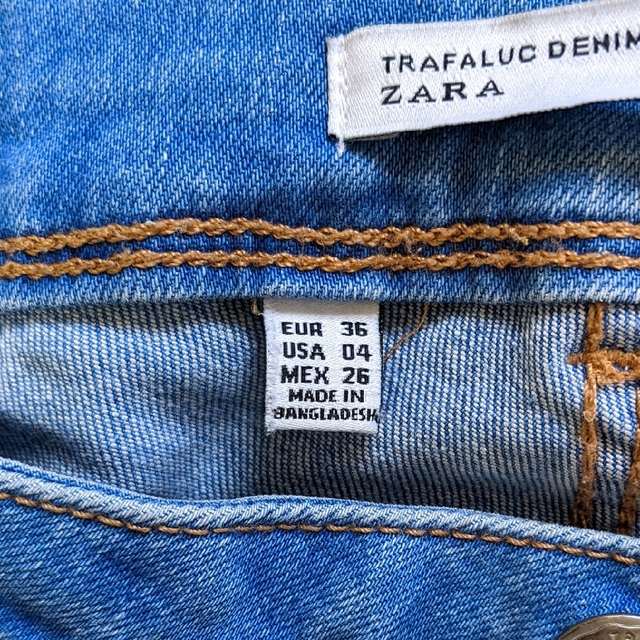 ZARA(ザラ)のザラ トラファルク ZARA trafaluc ストレッチ デニム ジーンズ レディースのパンツ(デニム/ジーンズ)の商品写真