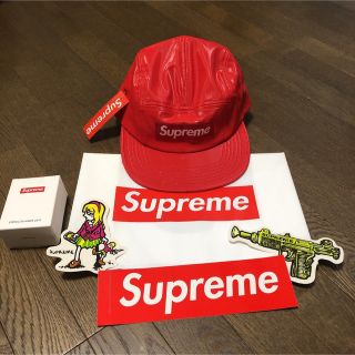 シュプリーム(Supreme)のsupreme Splatter Camp Cap Red(キャップ)