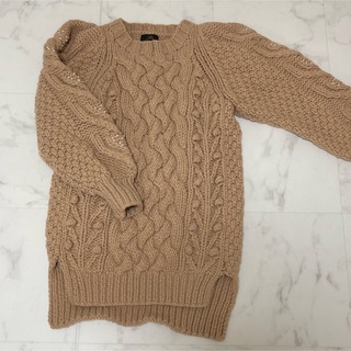 ベリーブレイン(Verybrain)のShet-aran knit pullover(ニット/セーター)