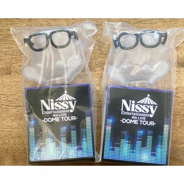 Nissy  ペンライト 2個セット  銀テープ付き