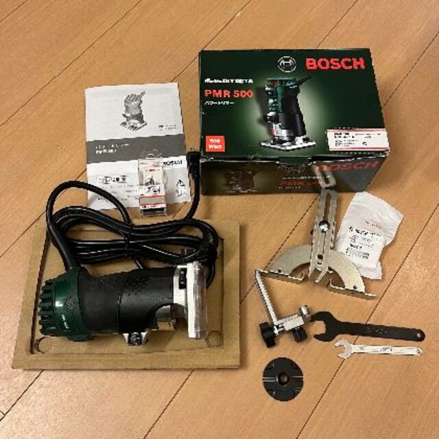 BOSCH(ボッシュ)のBOSCH(ボッシュ) パワートリマー PMR500＋6.35mmコレットナット インテリア/住まい/日用品のインテリア/住まい/日用品 その他(その他)の商品写真