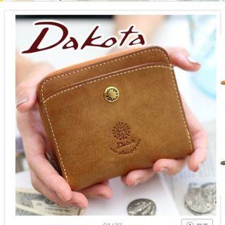 ダコタ(Dakota)のDakota　二つ折り財布　コラッジョ　ピンク(財布)