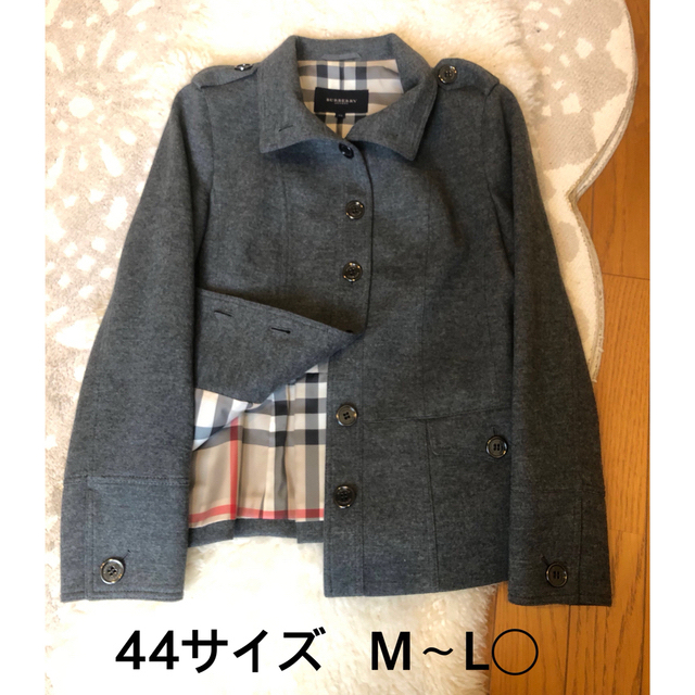 BURBERRY - 超美品本物バーバリーBurberry上質ウールジャケットコート