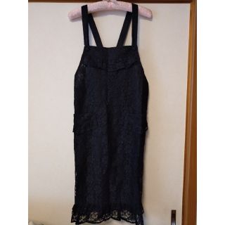 ☆新品☆　エプロン　黒　レース(その他)