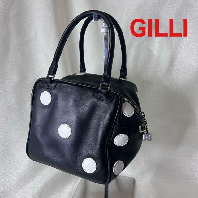 GILLI ハンドバッグ　ダイス　サイコロ　ブラック　ジリ