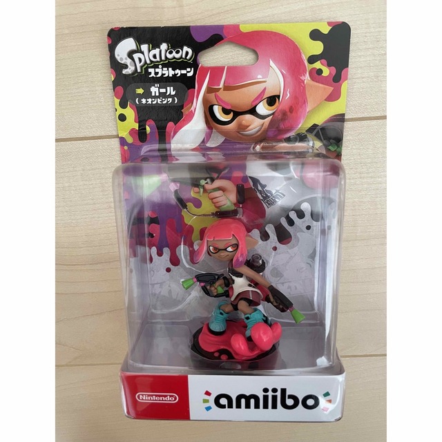 任天堂(ニンテンドウ)のamiibo スプラトゥーン ピンク ガール 新品 エンタメ/ホビーのフィギュア(ゲームキャラクター)の商品写真