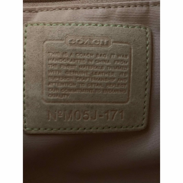 COACH(コーチ)の【限定セール】coach ショルダー バッグ　トートバッグ斜め掛け　used レディースのバッグ(ショルダーバッグ)の商品写真