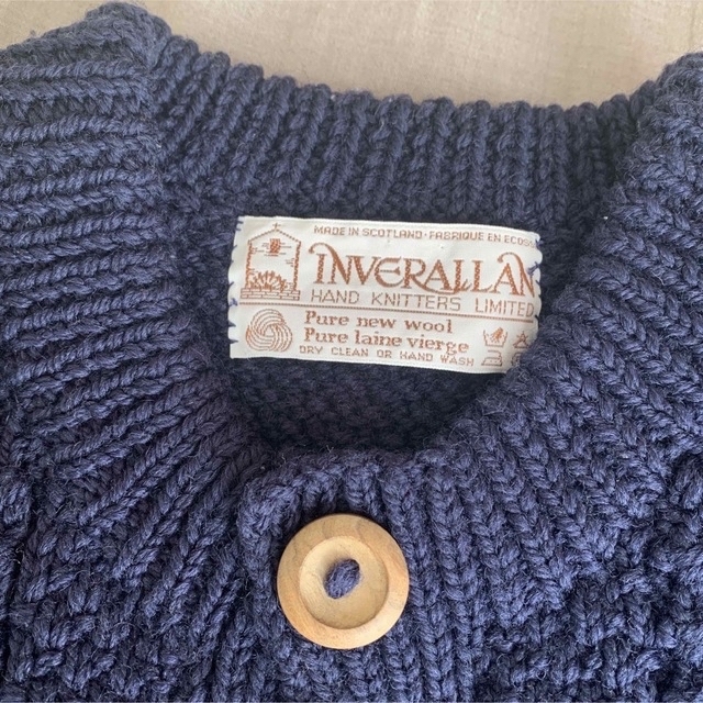 インバーアラン INVERALLAN カーディガン 茶タグの通販 by yako's shop