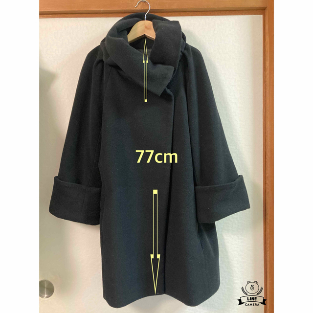 HUNCH(ハンチ)のHunch 黒　コート レディースのジャケット/アウター(ロングコート)の商品写真