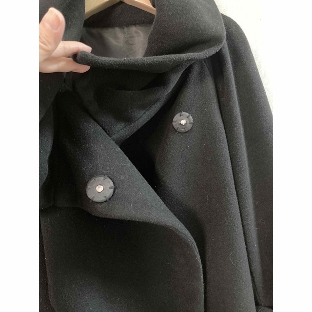 HUNCH(ハンチ)のHunch 黒　コート レディースのジャケット/アウター(ロングコート)の商品写真