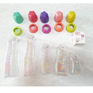 ベッタ(VETTA)のベッタ哺乳瓶5本セット+おまけピジョン(哺乳ビン)