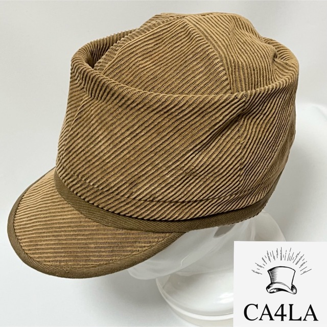 CA4LA(カシラ)の【新品】CA4LA カシラ 日本製あったかコーデュロイ ワークキャップ男女兼用 メンズの帽子(キャップ)の商品写真