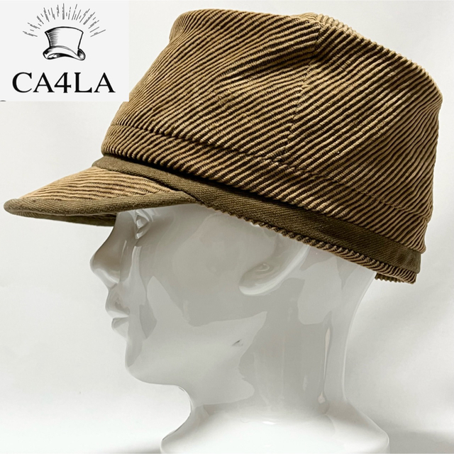 CA4LA(カシラ)の【新品】CA4LA カシラ 日本製あったかコーデュロイ ワークキャップ男女兼用 メンズの帽子(キャップ)の商品写真